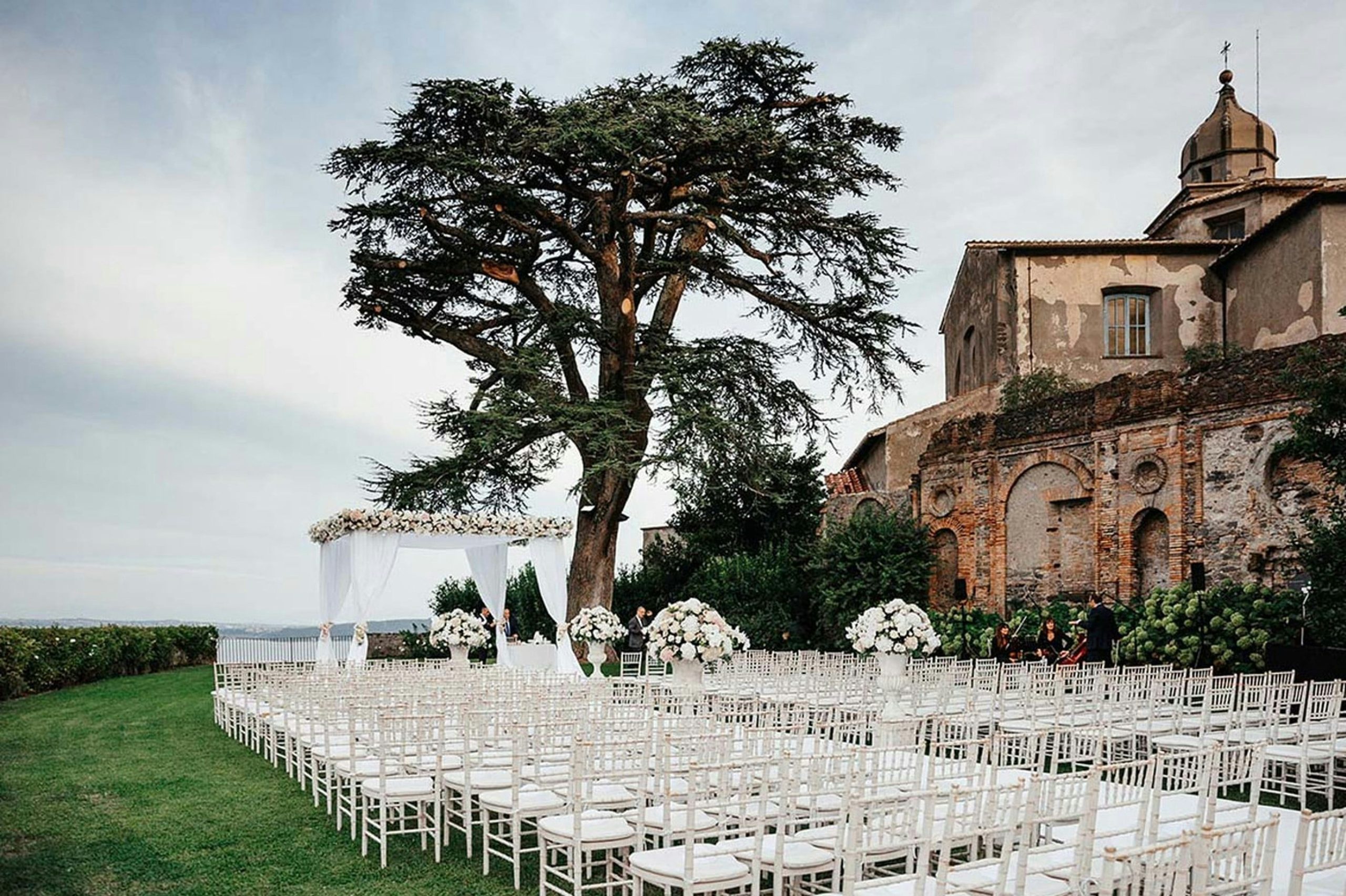destination wedding white